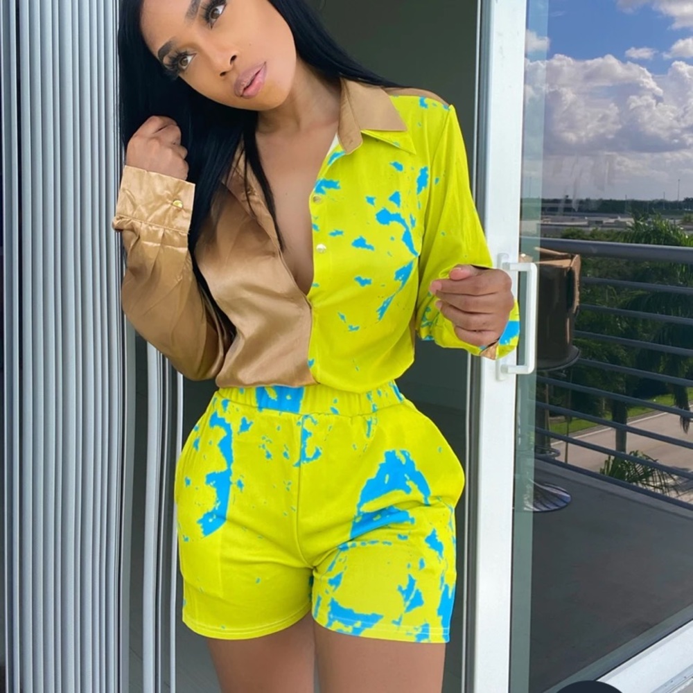 Silk Mix Short Set